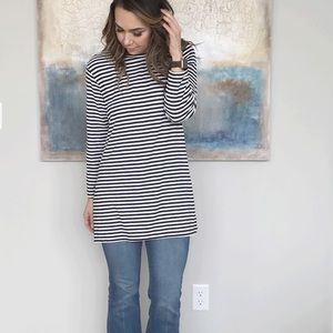 Black and white tunic